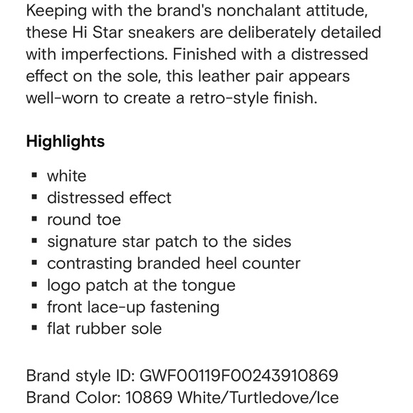 GOLDEN GOOSE | Hi Star Leather Sneakers - Picture 4 of 12